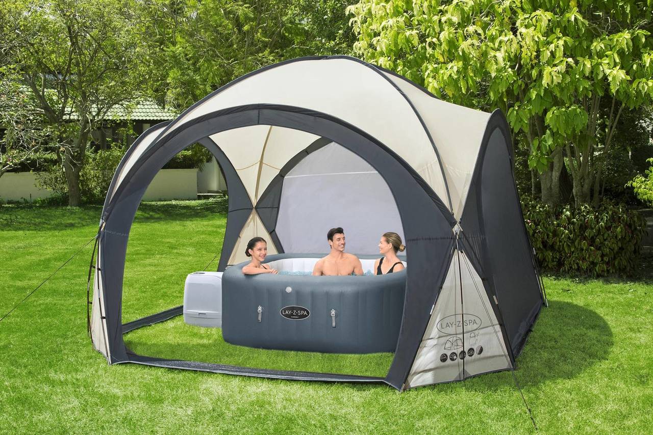 Lay-Z-Spa Dome Pavillon, Sonnen- und Insektenschutzzelt 60305_22