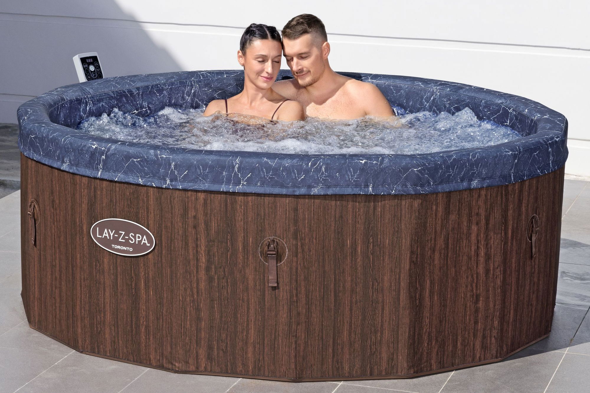 Bestway LAY-Z-SPA Toronto AirJet Whirlpool 7 Personen Ø 190 x 70 cm