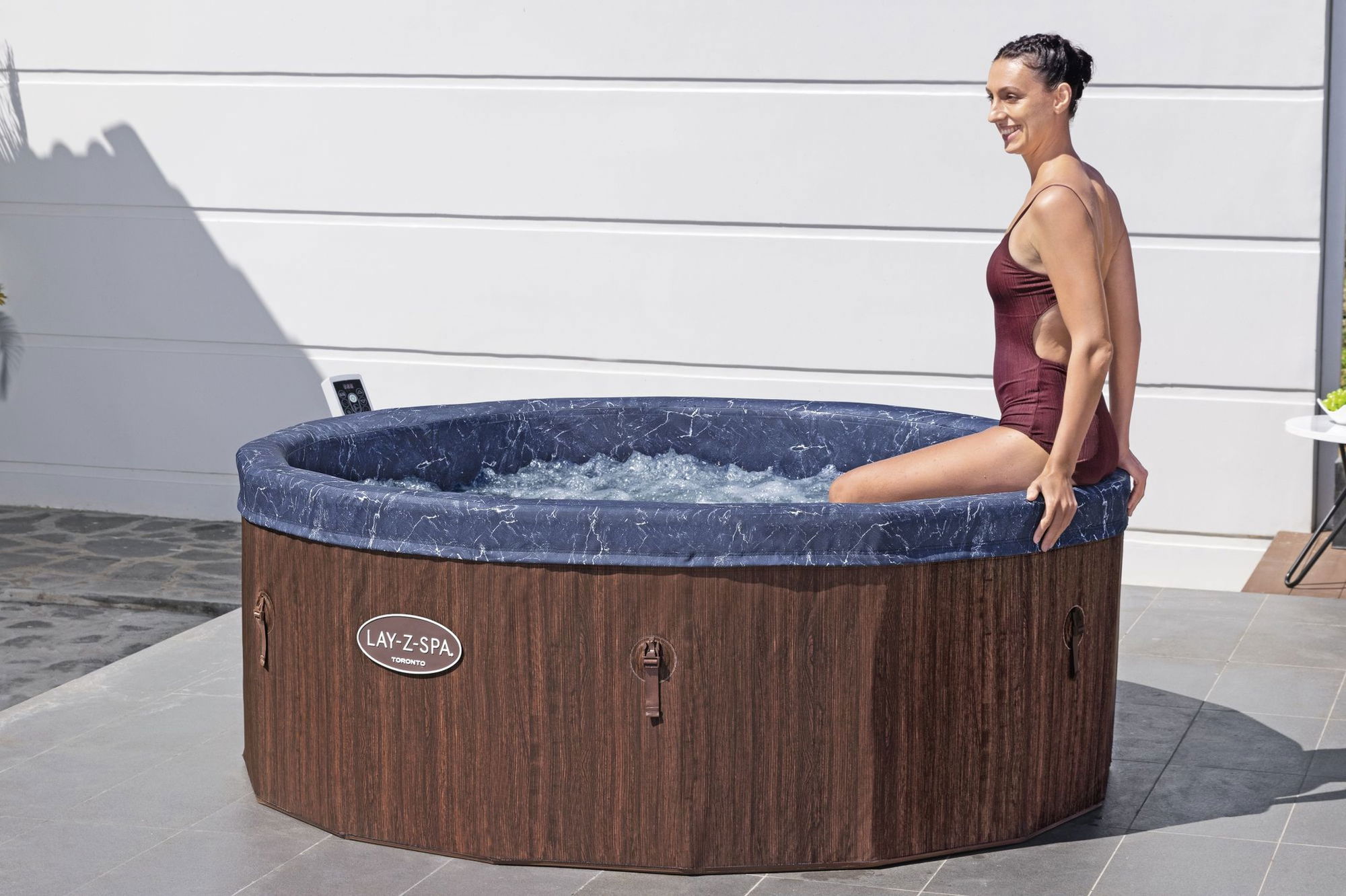 Bestway LAY-Z-SPA Toronto AirJet Whirlpool 7 Personen Ø 190 x 70 cm