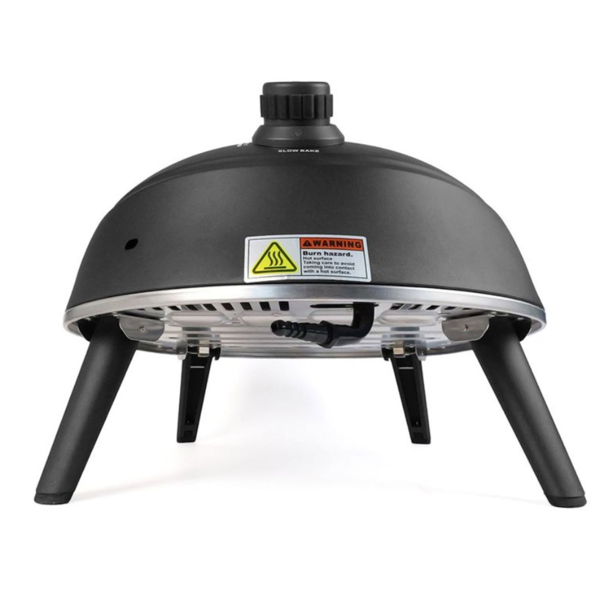 Pizzaofen Diavolo Gas Fired Oven schwarz, mobil und bis 500 Grad heiß