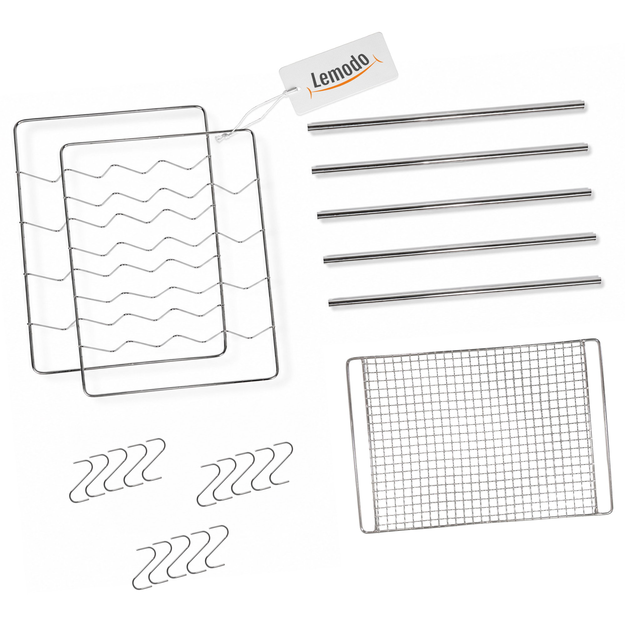 Zubehör-Set für Räucherofen mit Fischkörben und Räuchergitter Zubehör-Set für Räucherofen mit Fischkörben und Räuchergitter