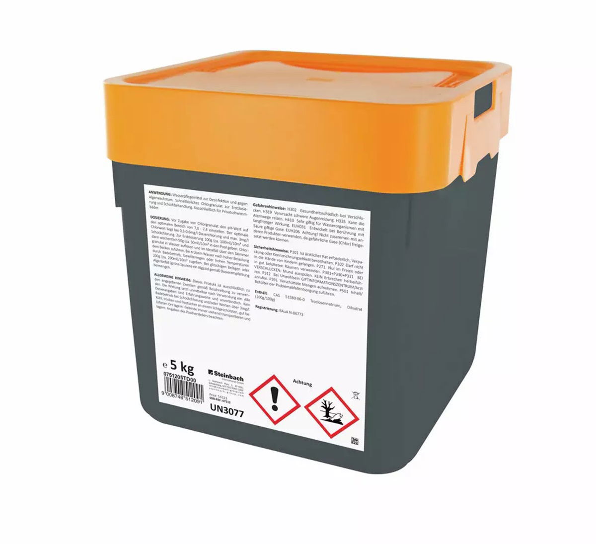 Chlorgranulat Pool, 5Kg, Chlor zur Wasserpflege IN-0751205TD02
