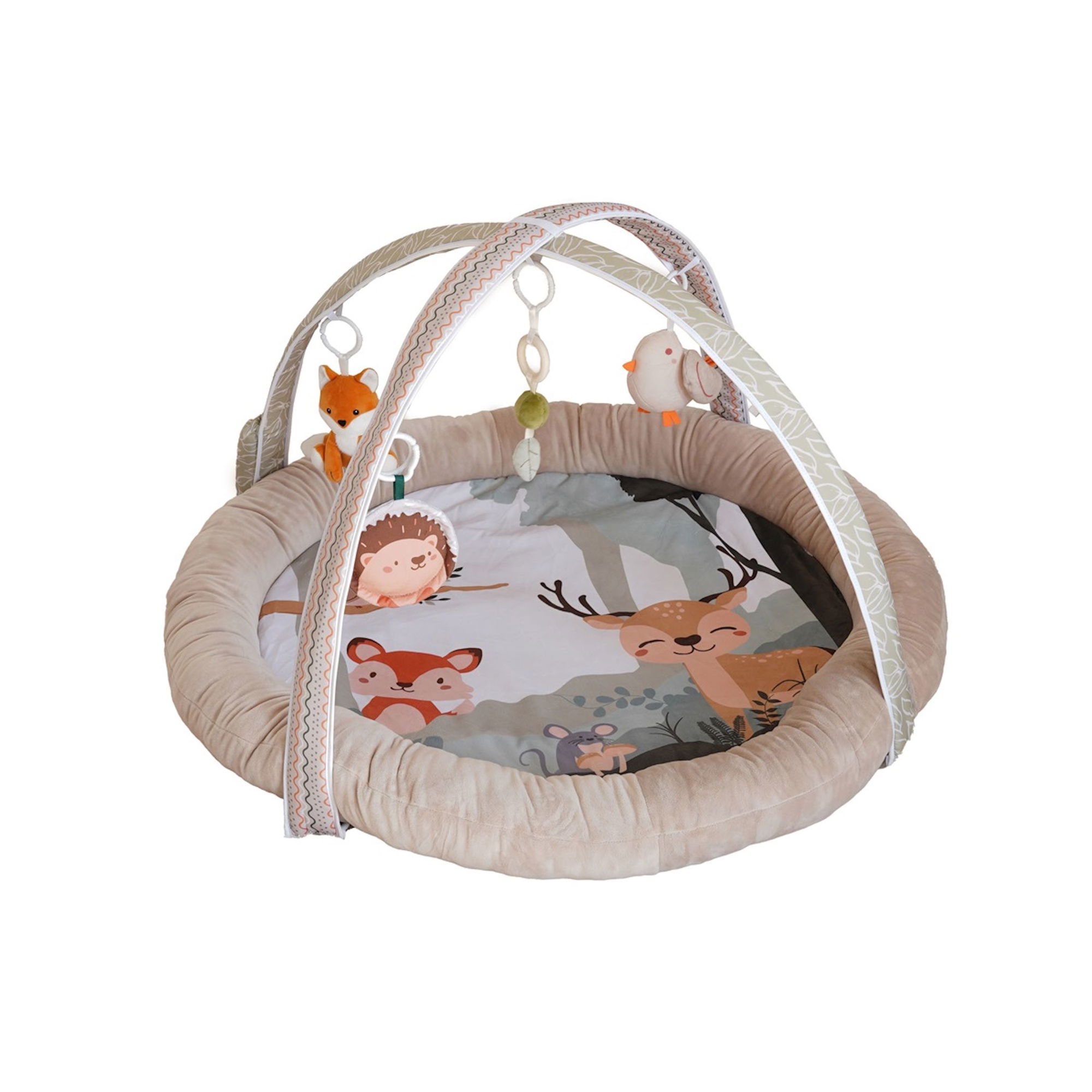 Spieldecke mit Zubehör, beige, Erlebnisdecke, Babymatte ab Geburt, Spielbogen Spieldecke mit Zubehör, beige, Erlebnisdecke, Babymatte ab Geburt, Spielbogen