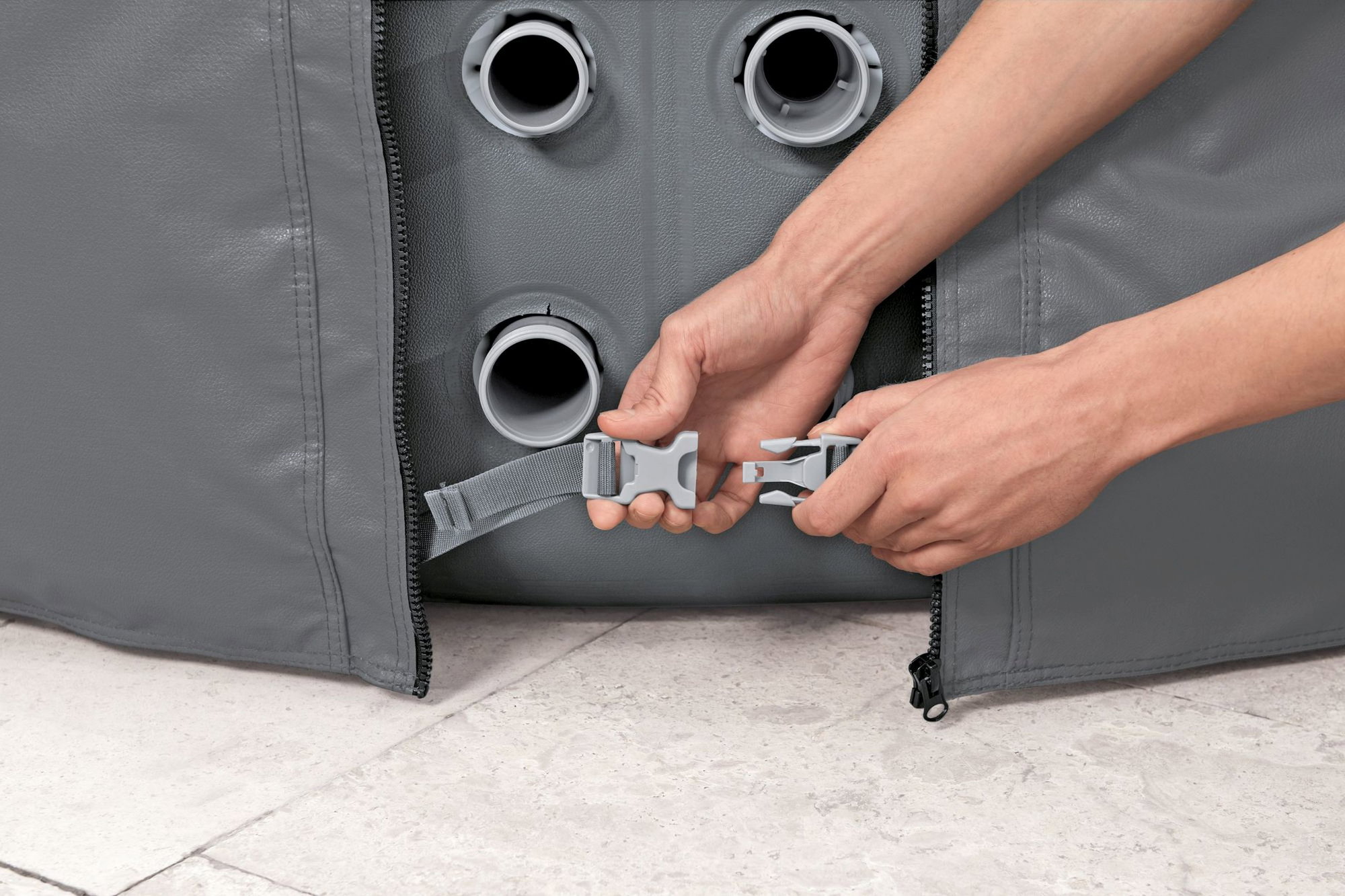 LAY-Z-SPA Abdeckung EnergySense Plus Thermo 216 x 80 cm rund