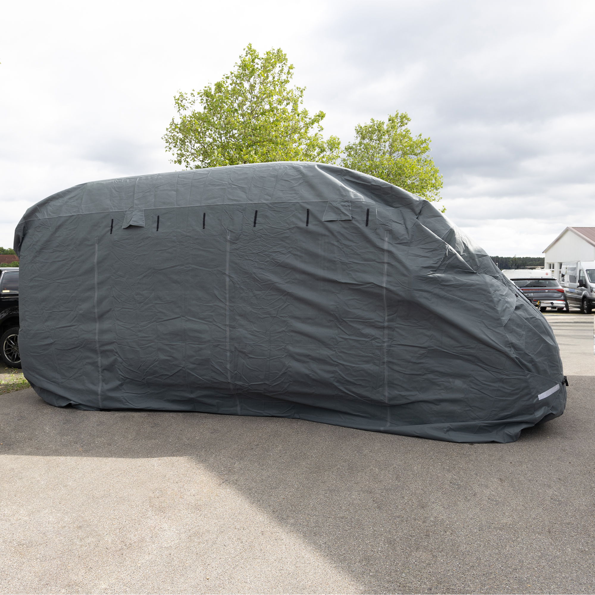 Wohnmobil Schutzhülle, Zeltgarage in verschiedenen Größen, Camper-Abdeckplane Wohnmobil_Schutzhülle_M